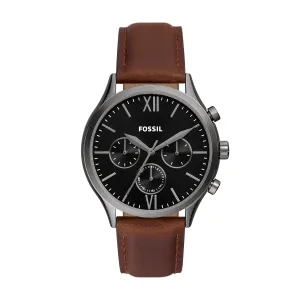 Fossil Fenmore Multifunction Brown Leather Watch