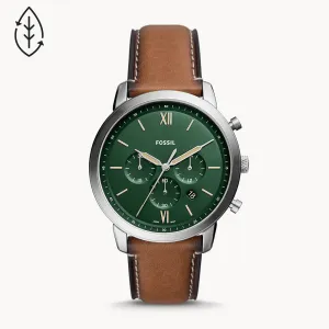 Fossil Neutra Chronograph Tan Eco Leather Men's Watch - FS5963