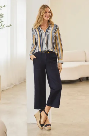 French Blue Stripe Shirt