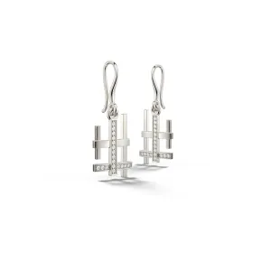 Gaea 18k Yellow Gold Diamond Earring