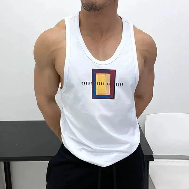 Graphic Casual Vest