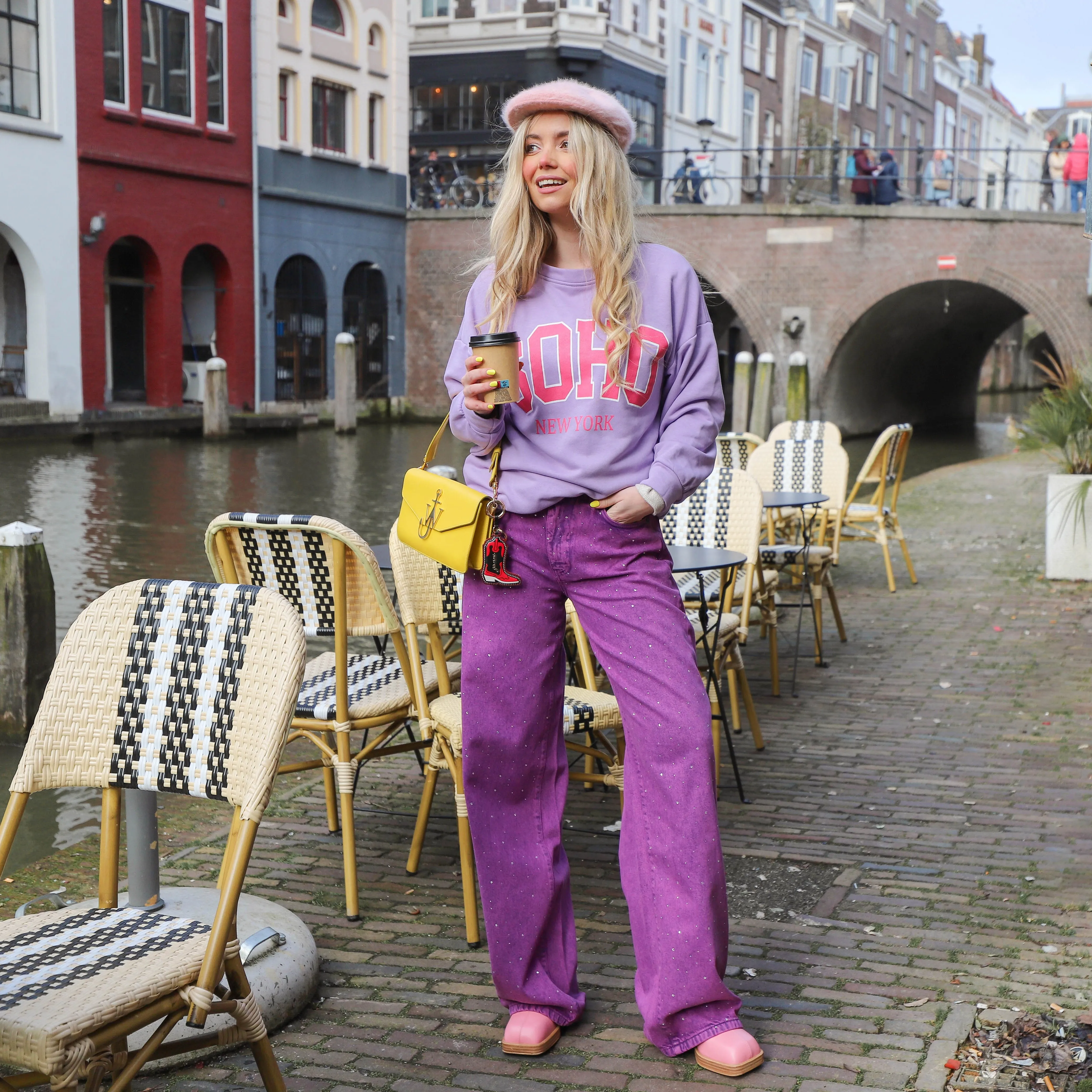 Harper & Yve Maya pants pretty purple