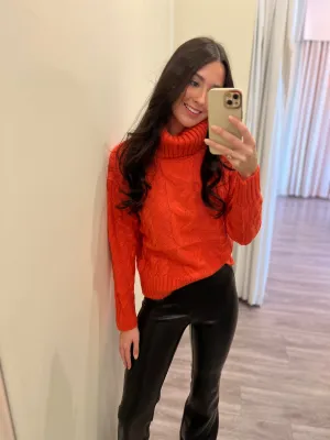 HErq5b black leather wide leg black pants