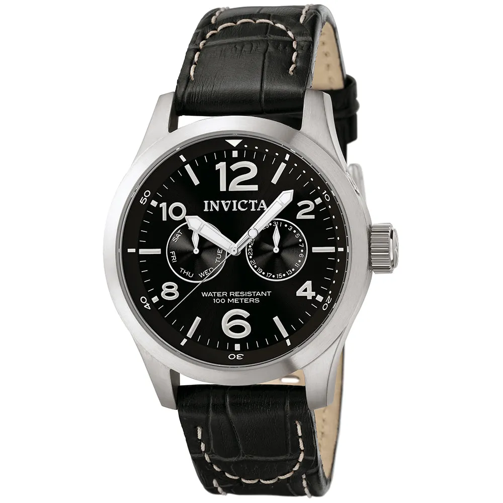 INVICTA I-Force Men's 48mm Stainless Steel Steel Black dial VH64 Quartz