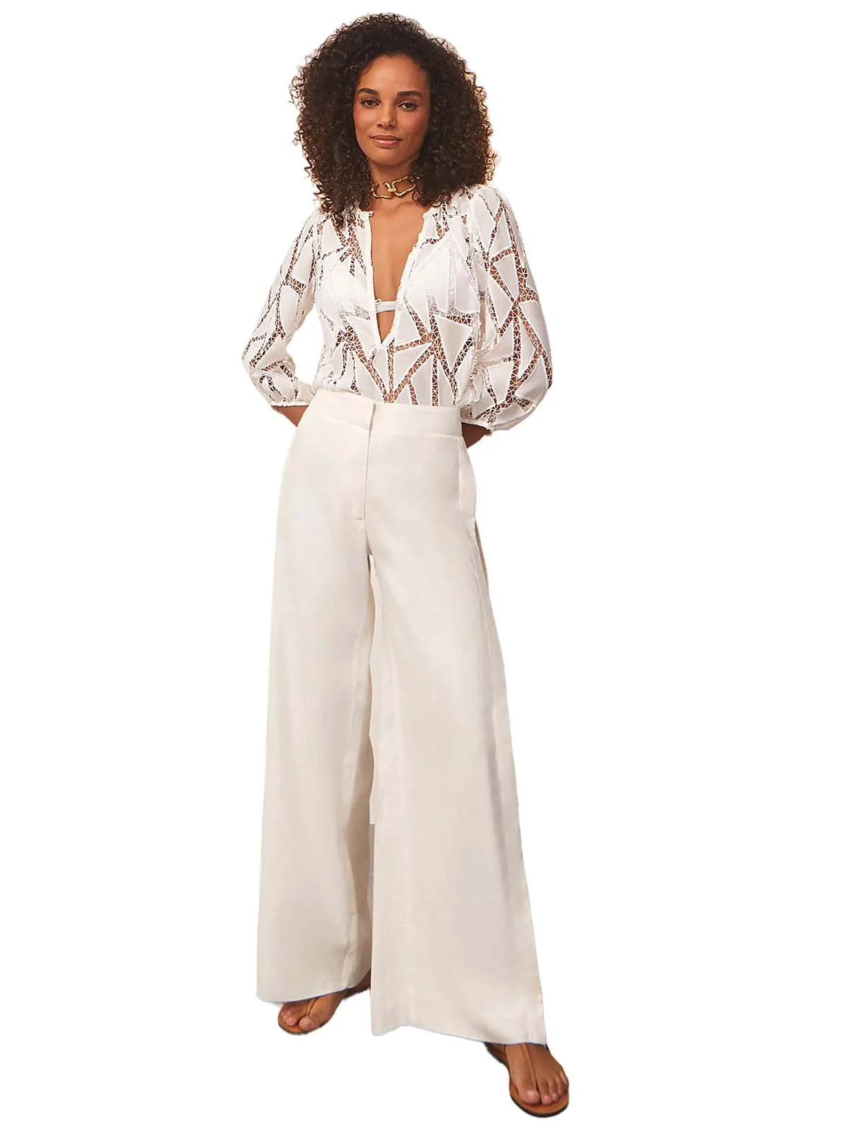 Julieta Blouse-Bree Pants ::RET