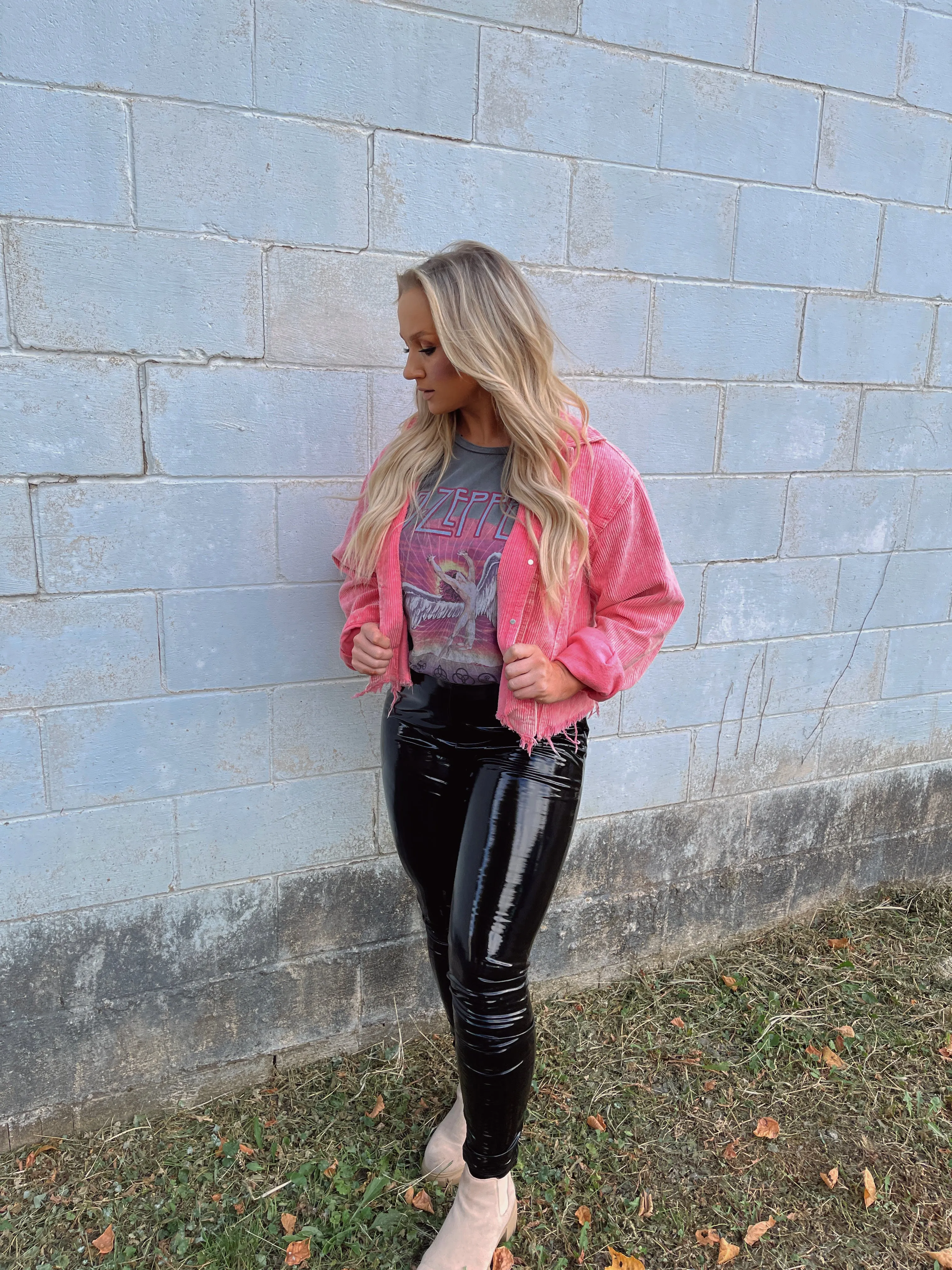 KanCan Faux Leather Pants