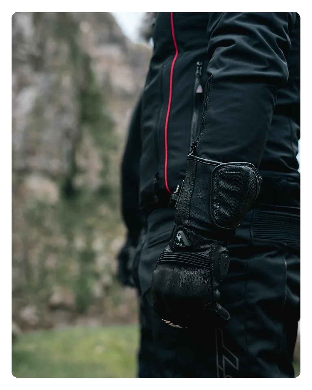 KEIS HEATED MOTORCYCLE GLOVES - G601 TOURING