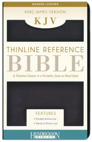 KJV Thinline Bonded leather Black