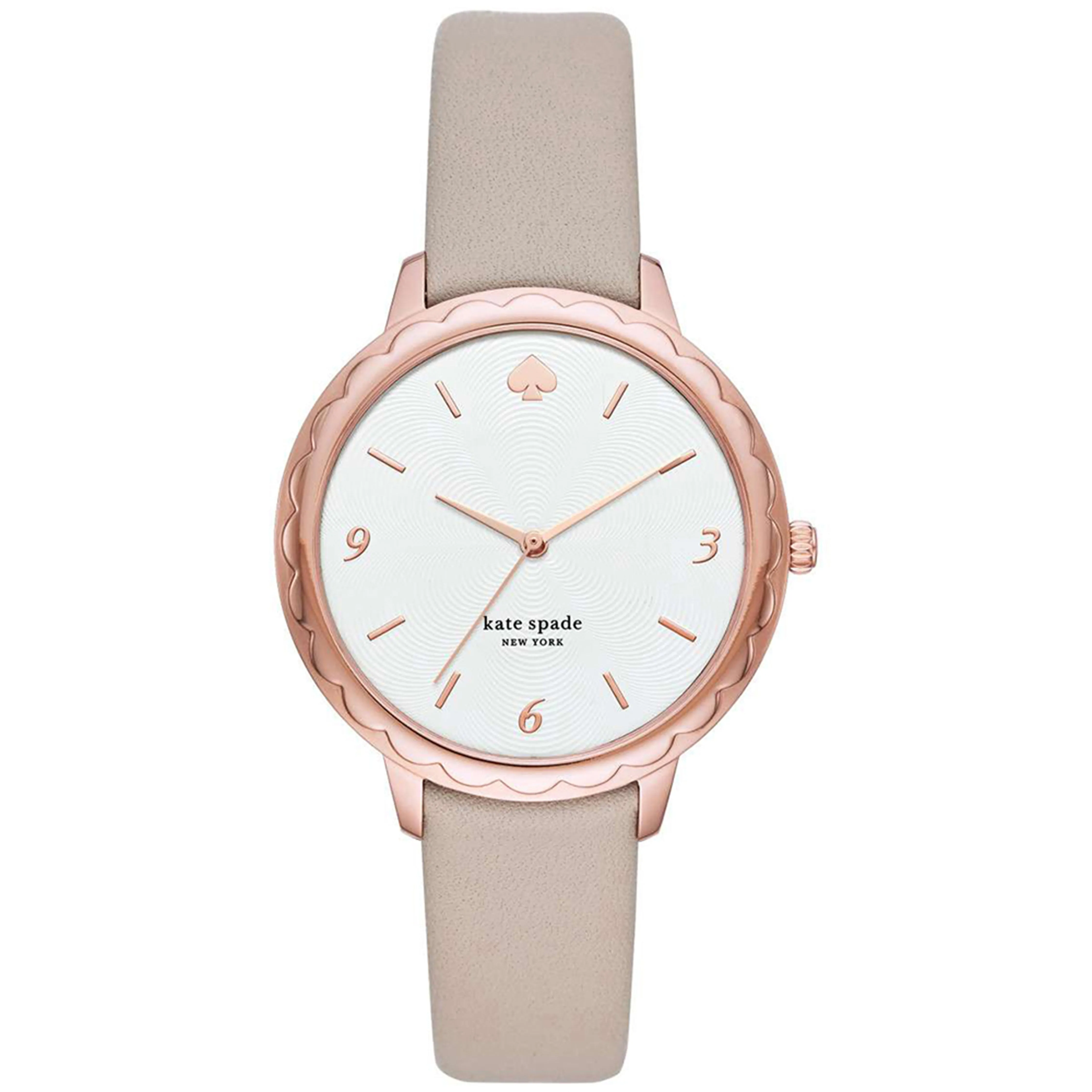 KS ANALOG WATCH 0 JWL SS LEATHER STRAP