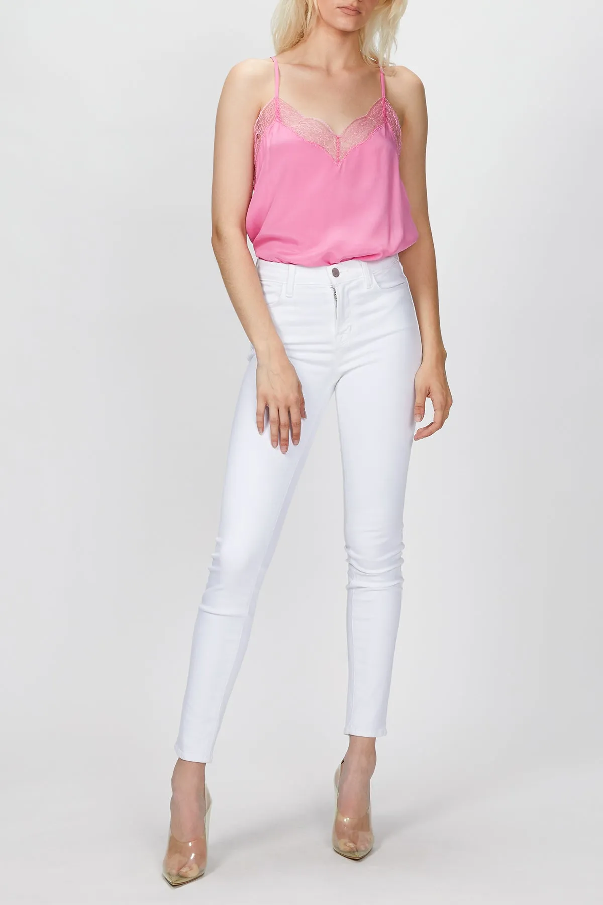 LACE SILK-BLEND CAMISOLE