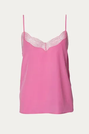 LACE SILK-BLEND CAMISOLE