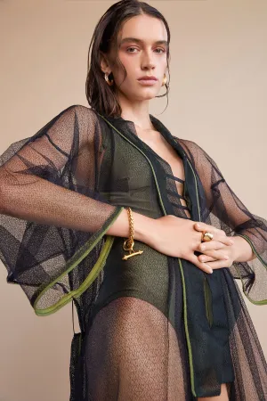 Lace Wrap Kimono Dress- MADE TO ORDER