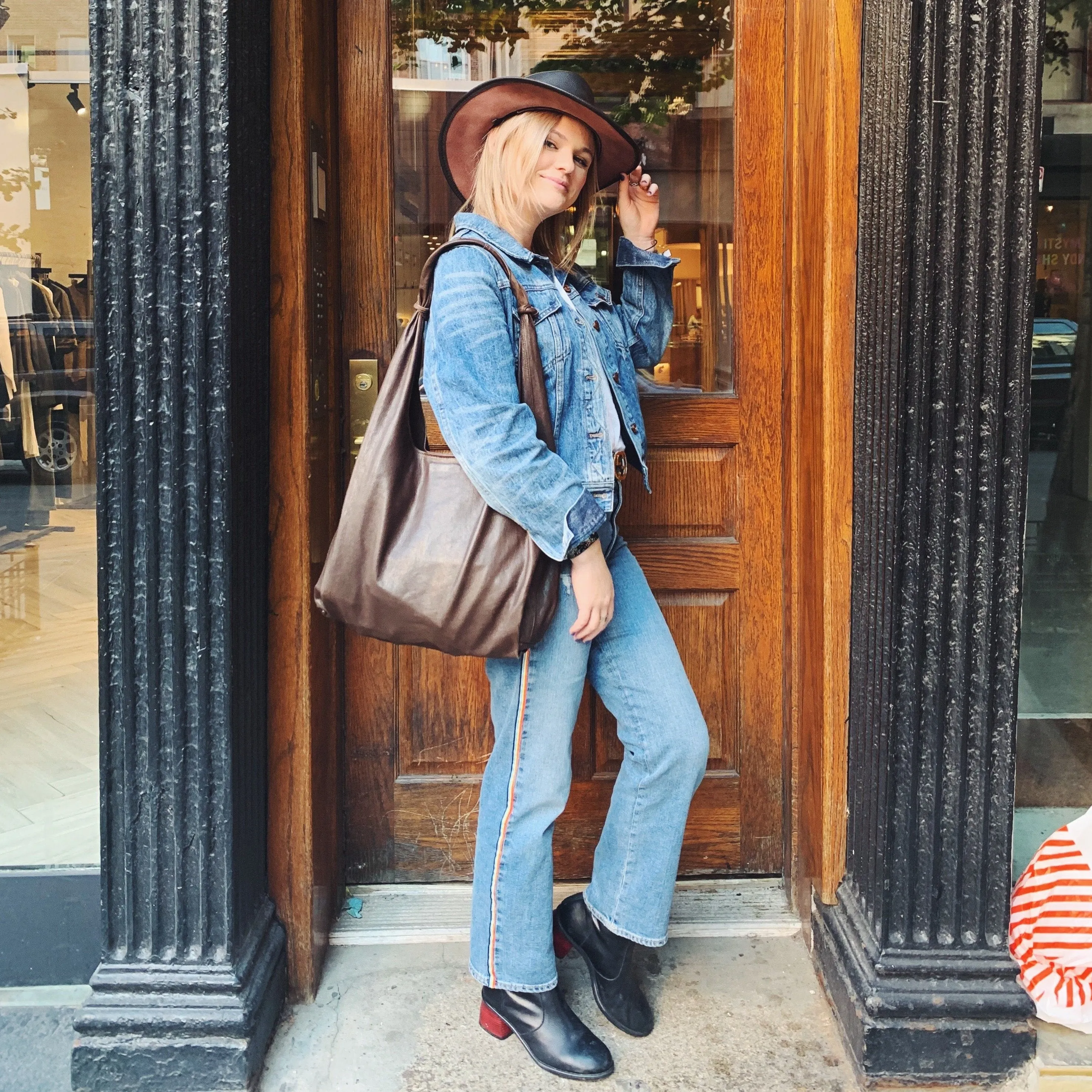 Leather Travel Hat