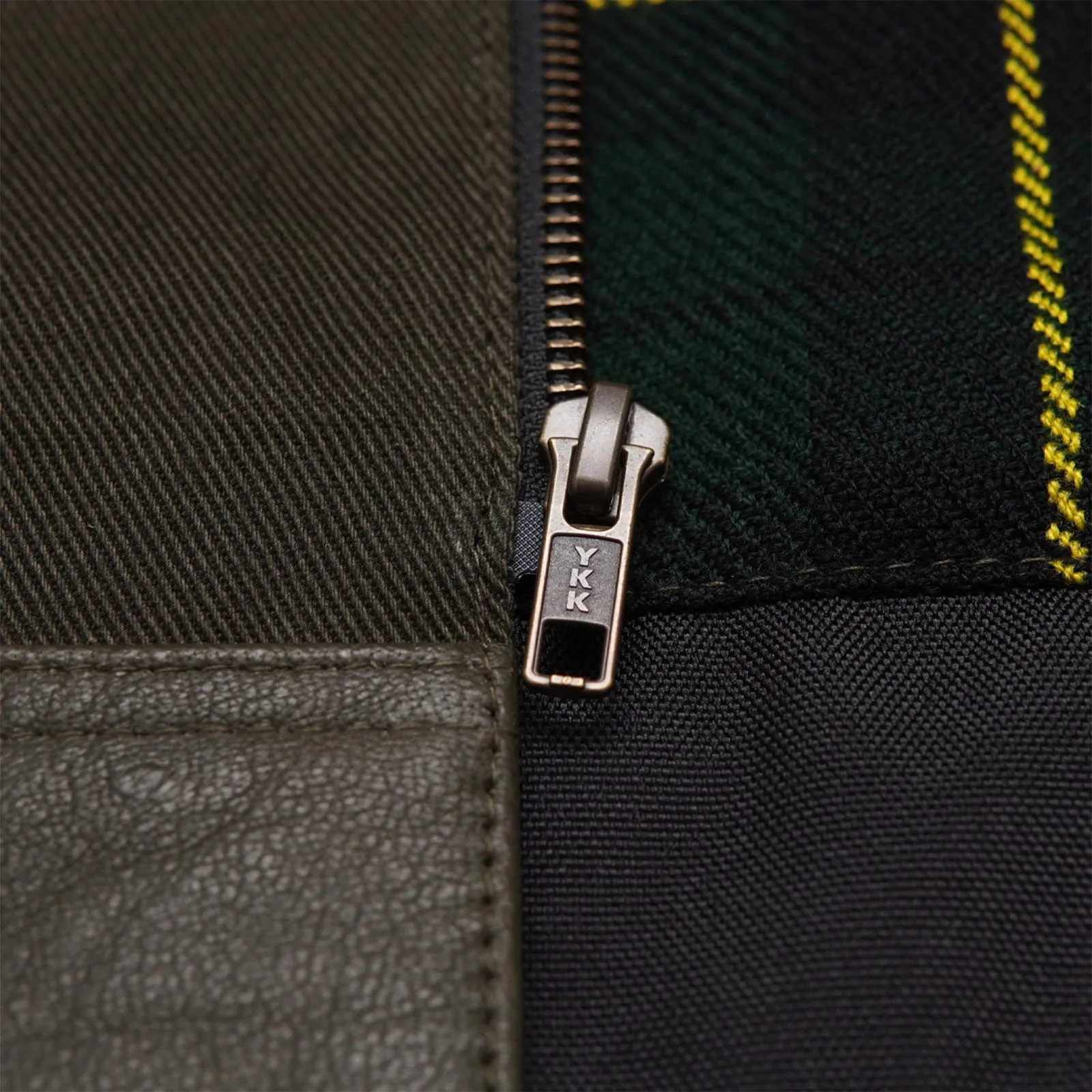 Leatherick Collared Diamond Stitch Custom Leather Vest
