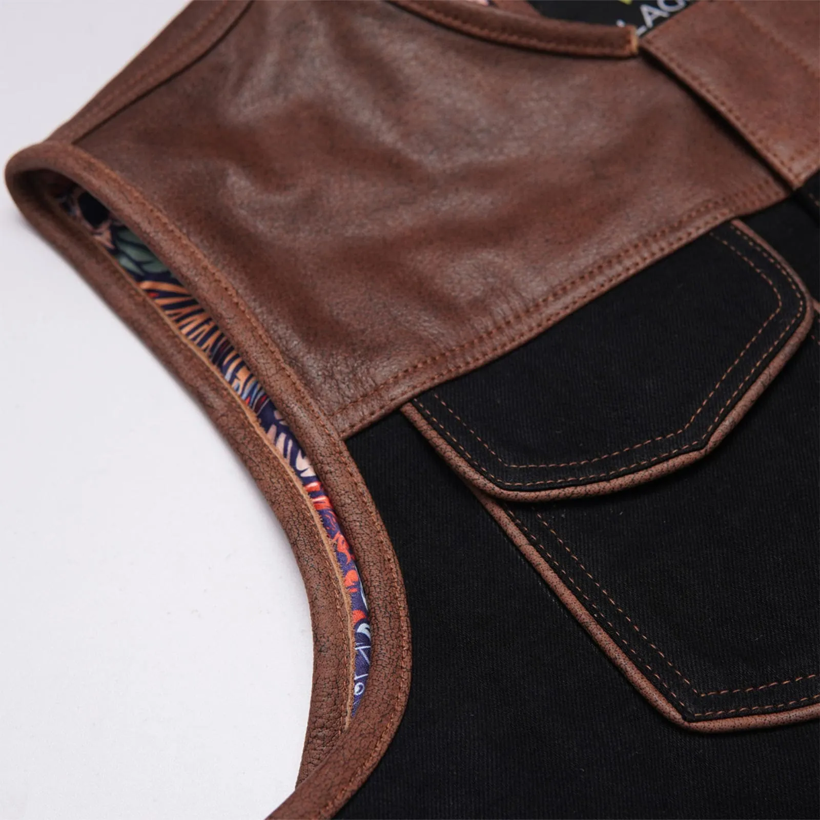 Leatherick SOA Custom Leather Vest