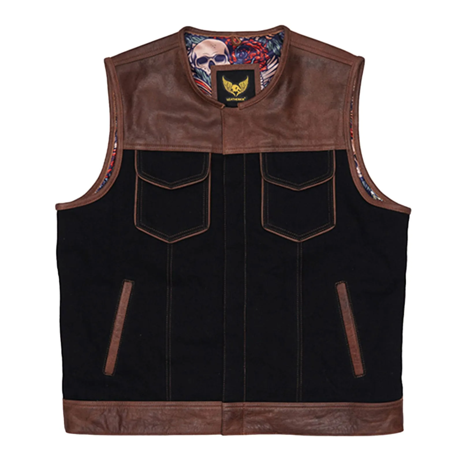 Leatherick SOA Custom Leather Vest
