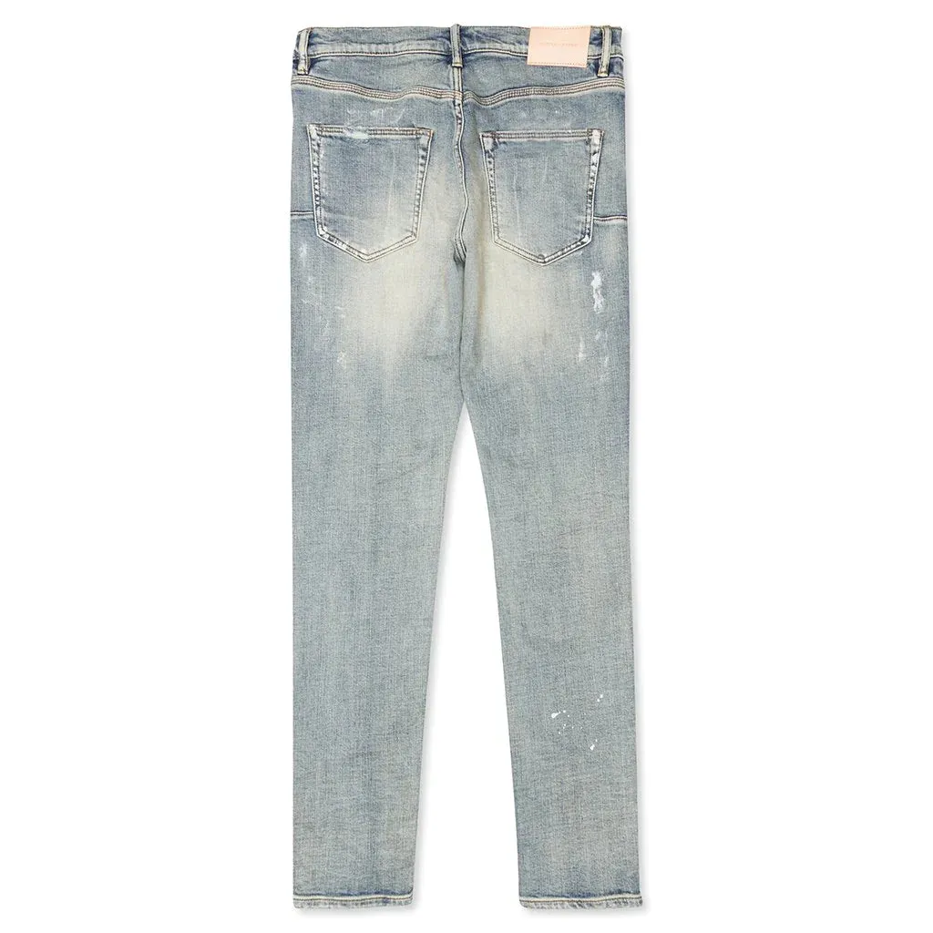 Light Indigo Paint Blowout Jeans