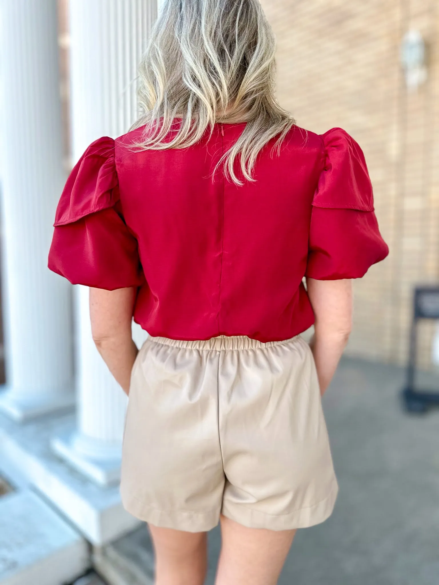 Lily Faux Leather Shorts