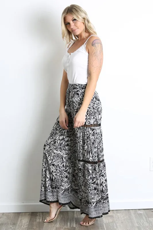 LULA PRINTED WIDELEG PANT