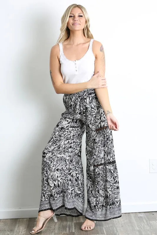 LULA PRINTED WIDELEG PANT