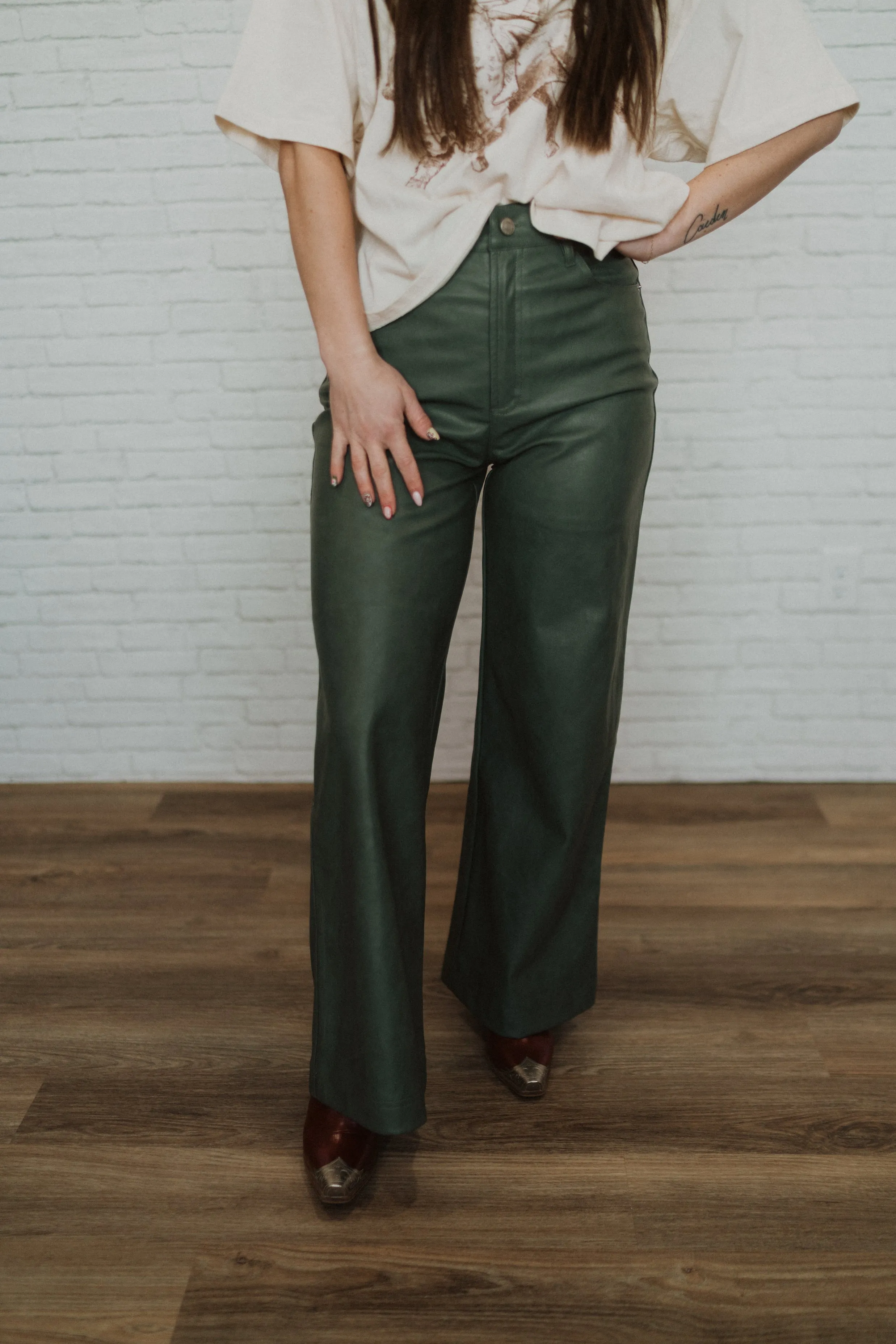 Luma Leather Pants - FINAL SALE