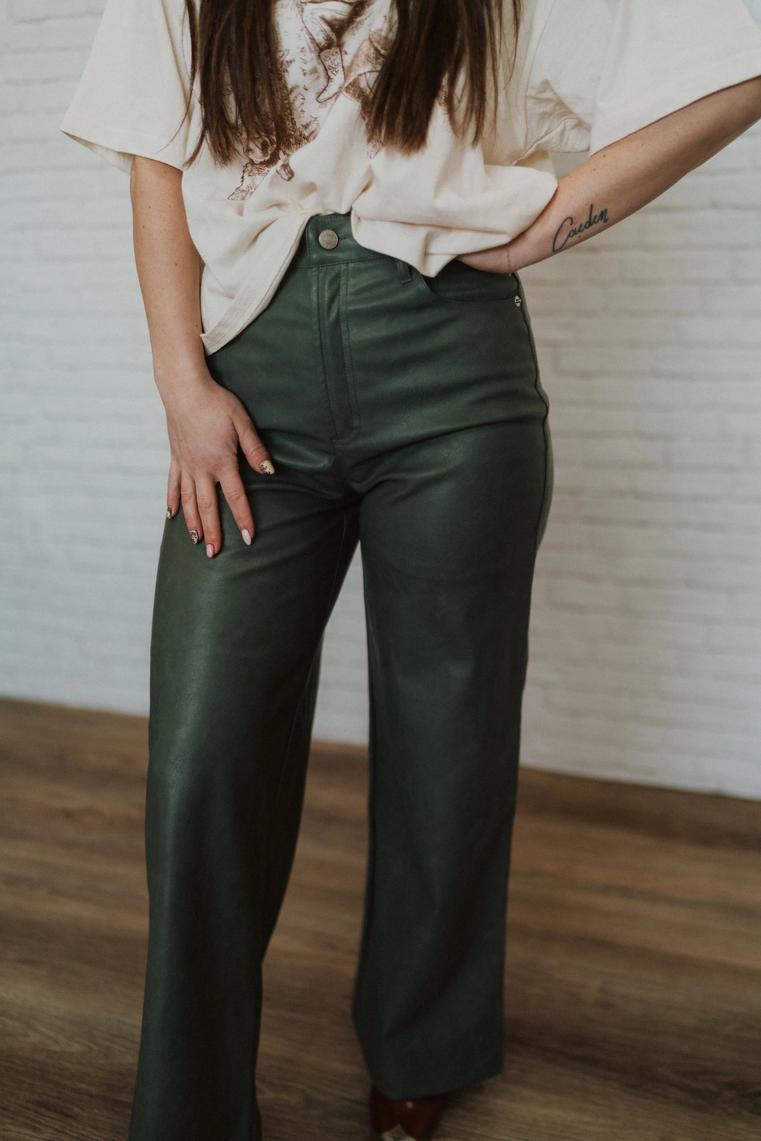 Luma Leather Pants - FINAL SALE