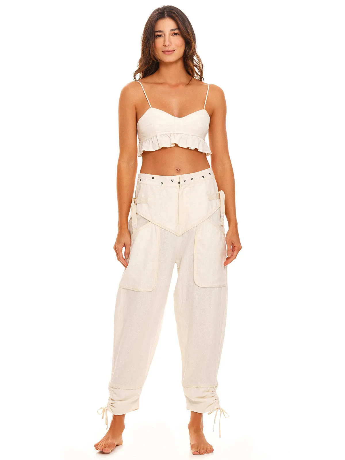 Mae Crop Cami-Teva Pant ::RET