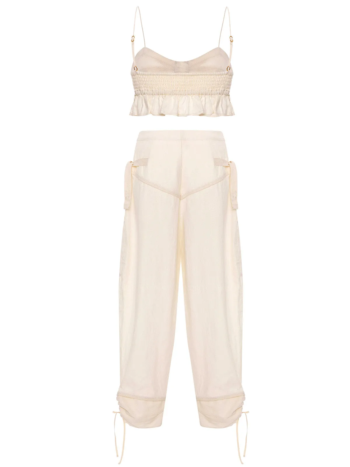 Mae Crop Cami-Teva Pant ::RET