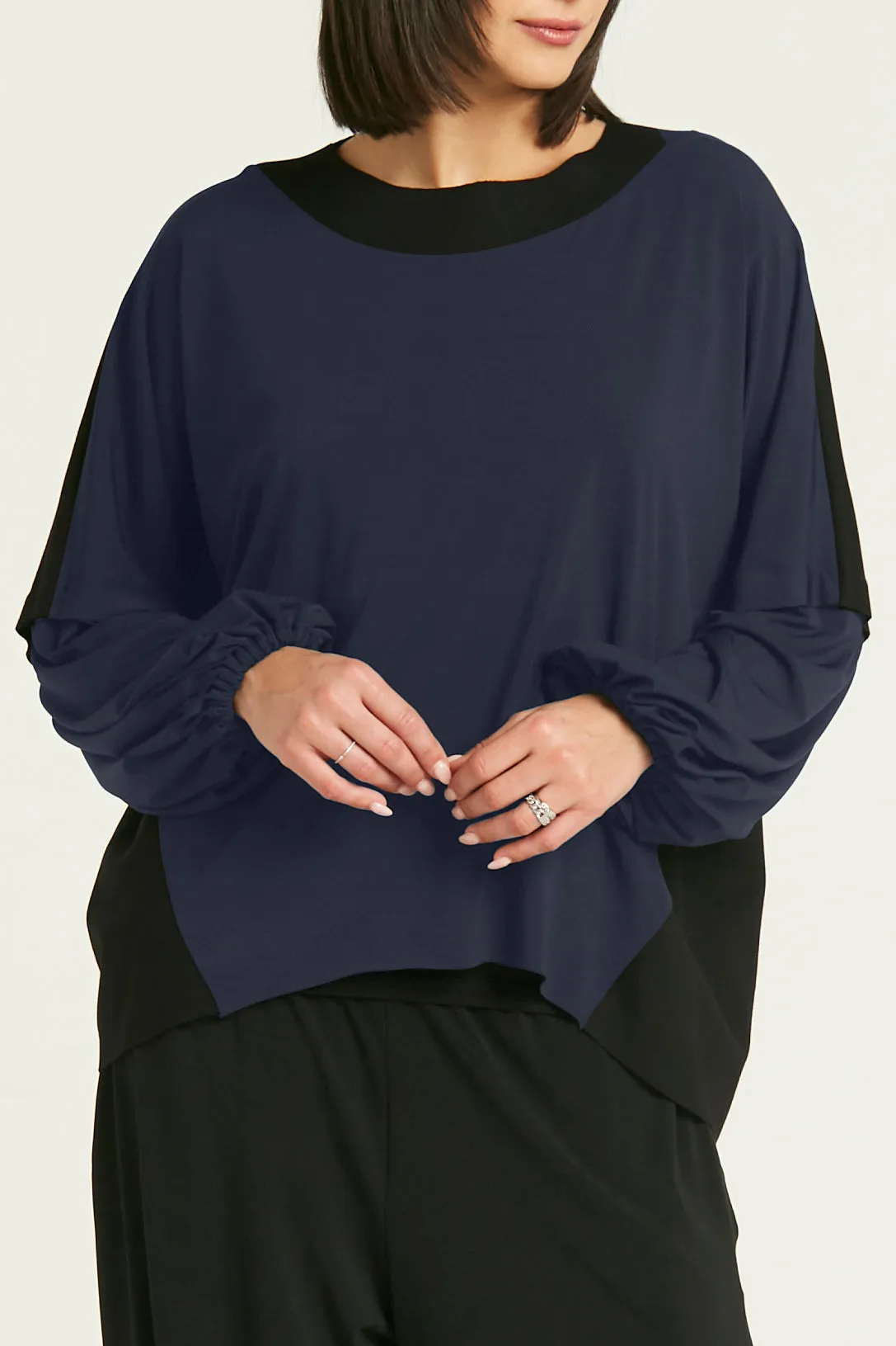 Matte Jersey Billow Sleeve Top