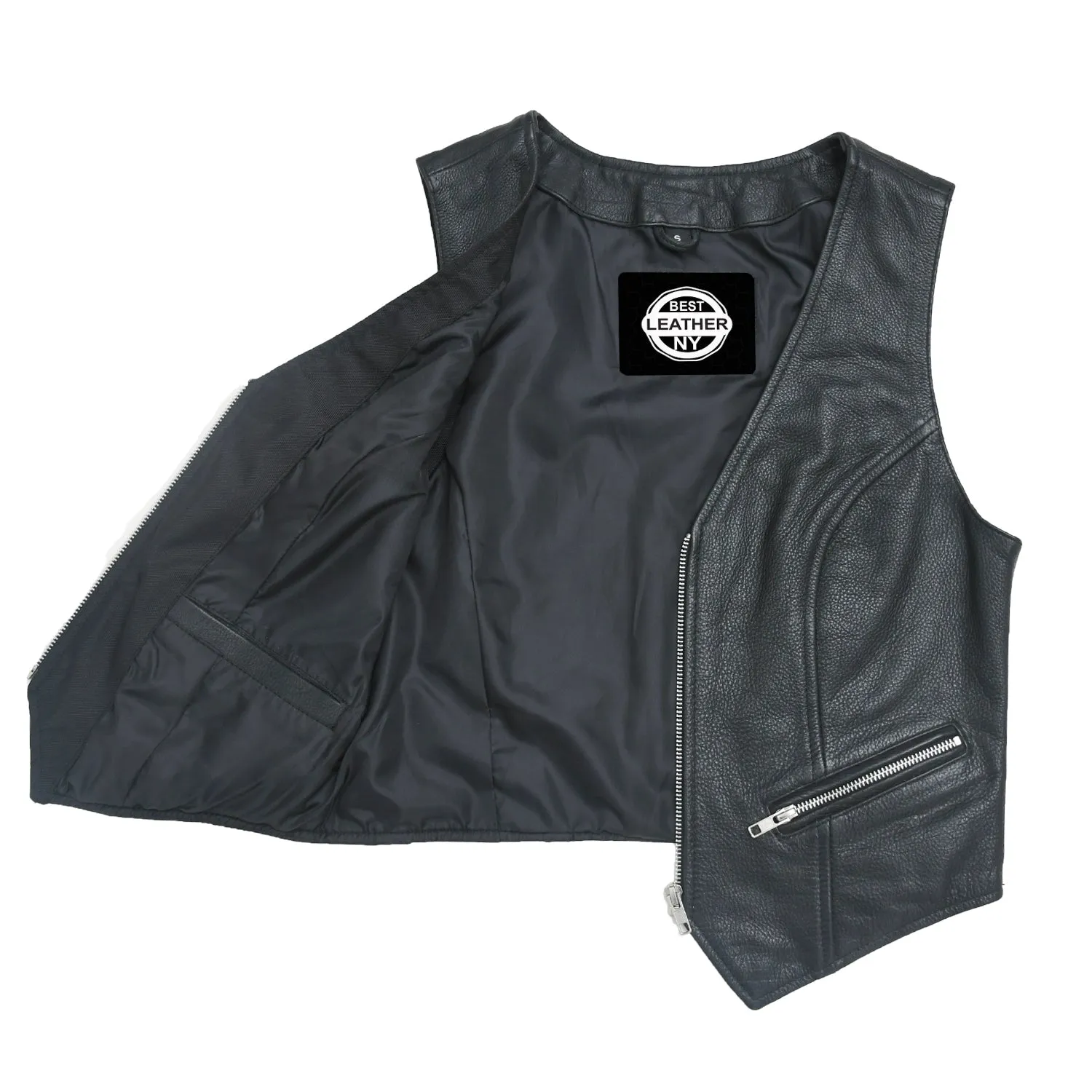 Maverick Women's Motorcycle Leather Vest