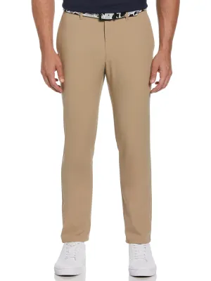 Men's Flat Front Solid Golf Trousers