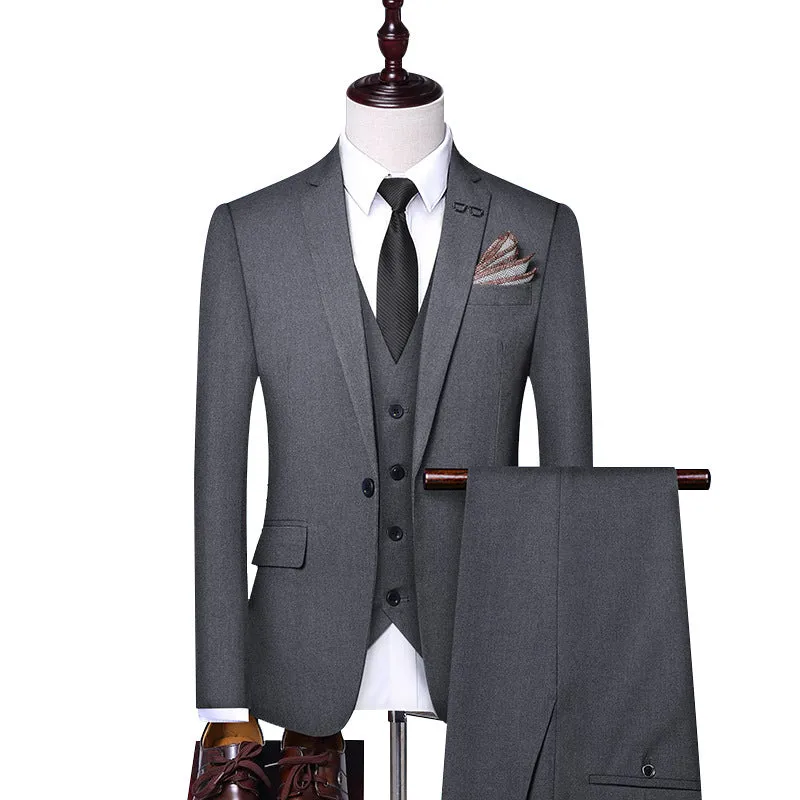 Men's Formal Three-piece Suit