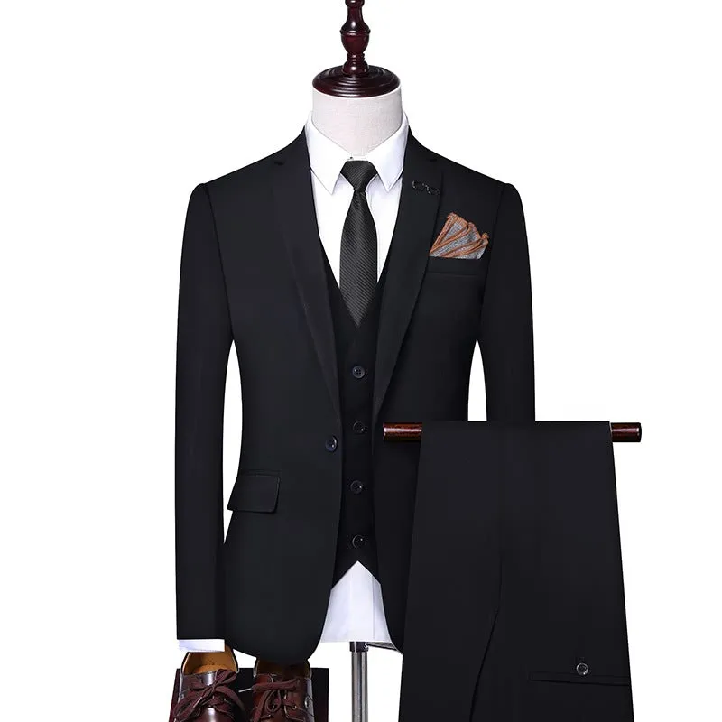 Men's Formal Three-piece Suit