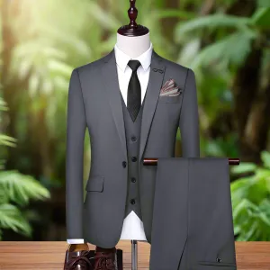 Men's Formal Three-piece Suit