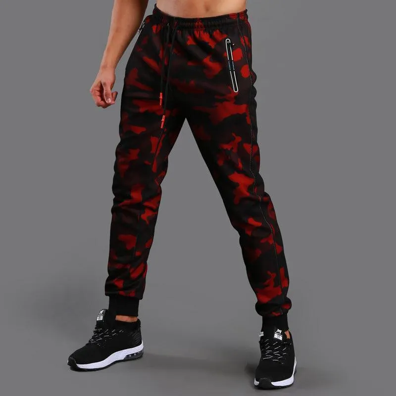 Men's Slim Fit Camouflage Harem Cargo Pants