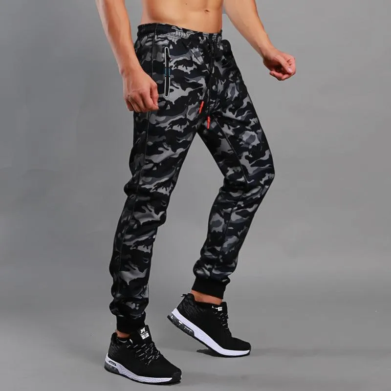 Men's Slim Fit Camouflage Harem Cargo Pants