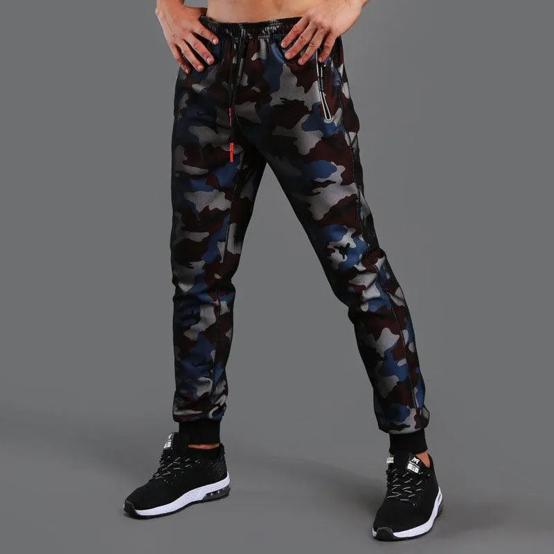 Men's Slim Fit Camouflage Harem Cargo Pants