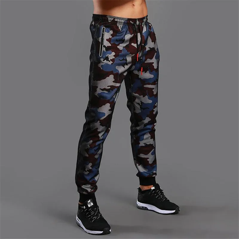 Men's Slim Fit Camouflage Harem Cargo Pants