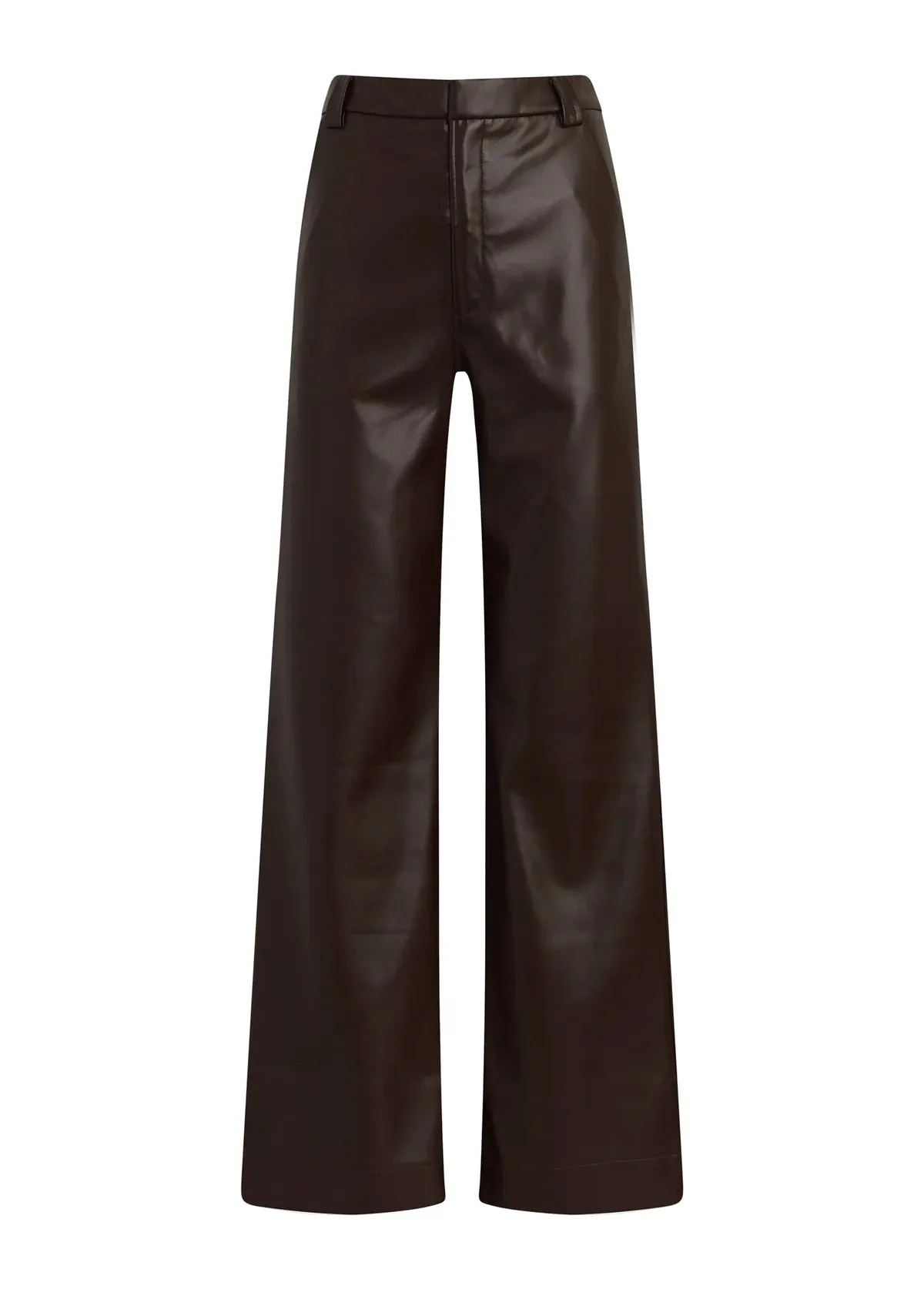 Mia Vegan Leather Crop Trouser