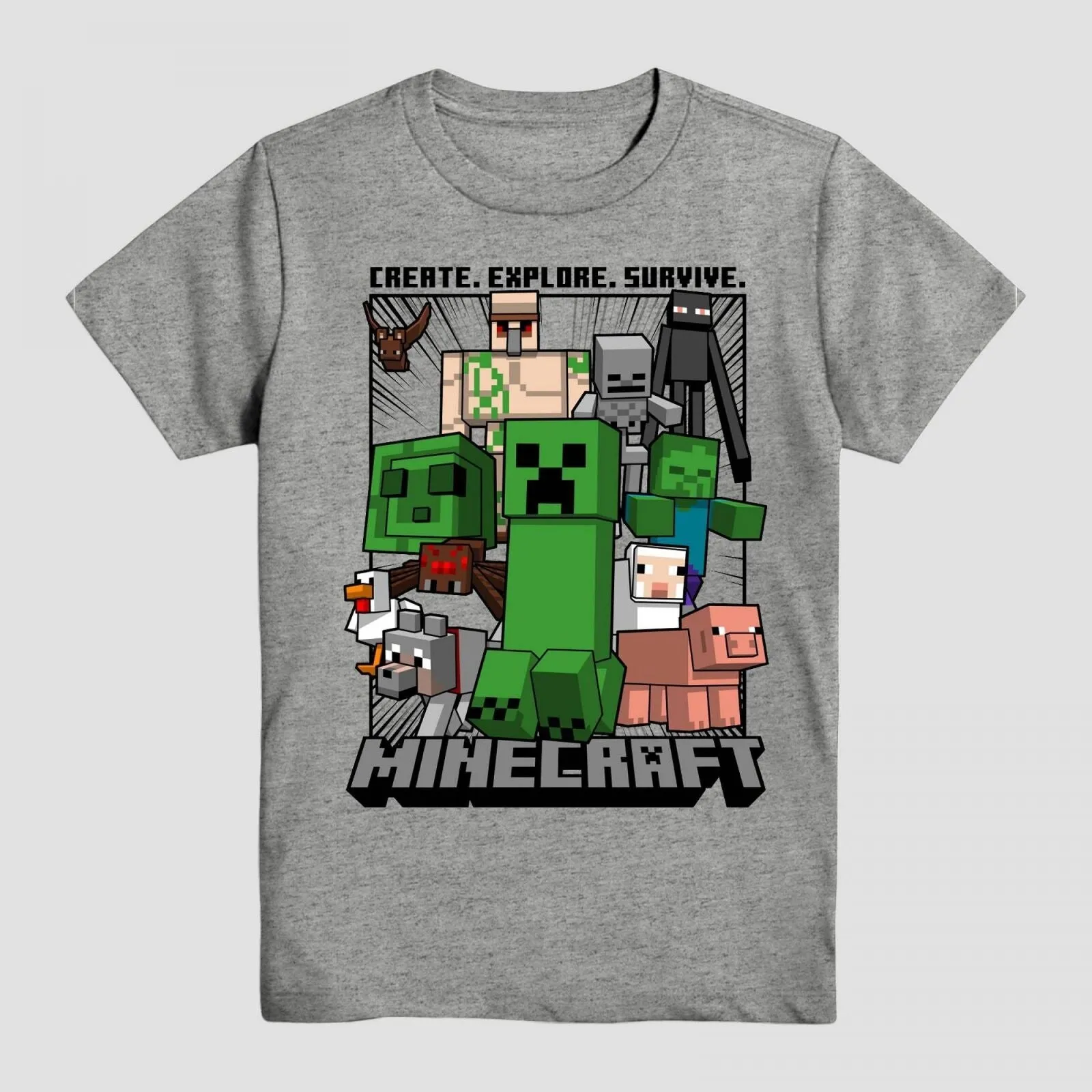 Minecraft Kids'  Short Sleeve Graphic T-Shirt