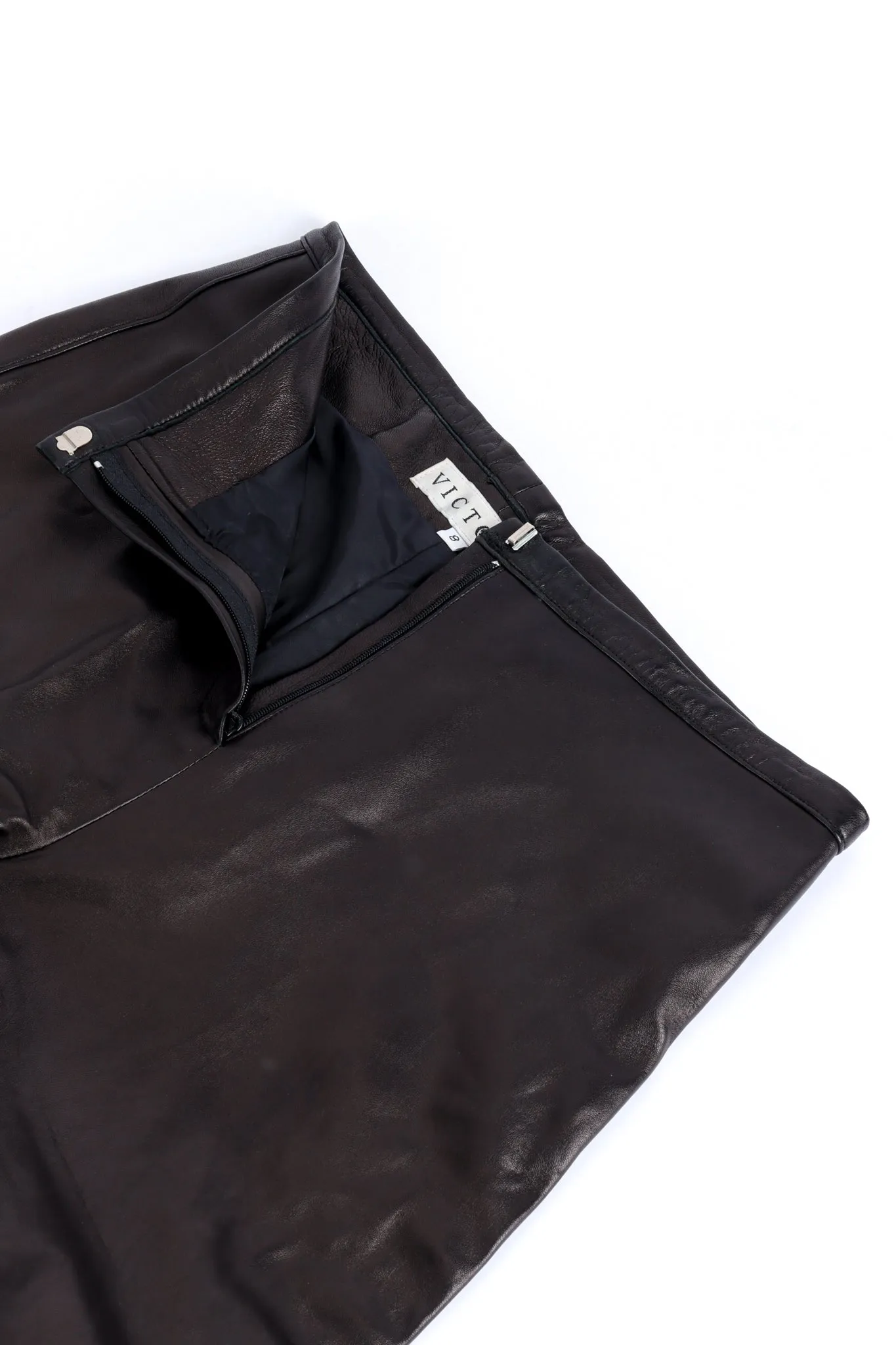 Mink Tail Leather Pant