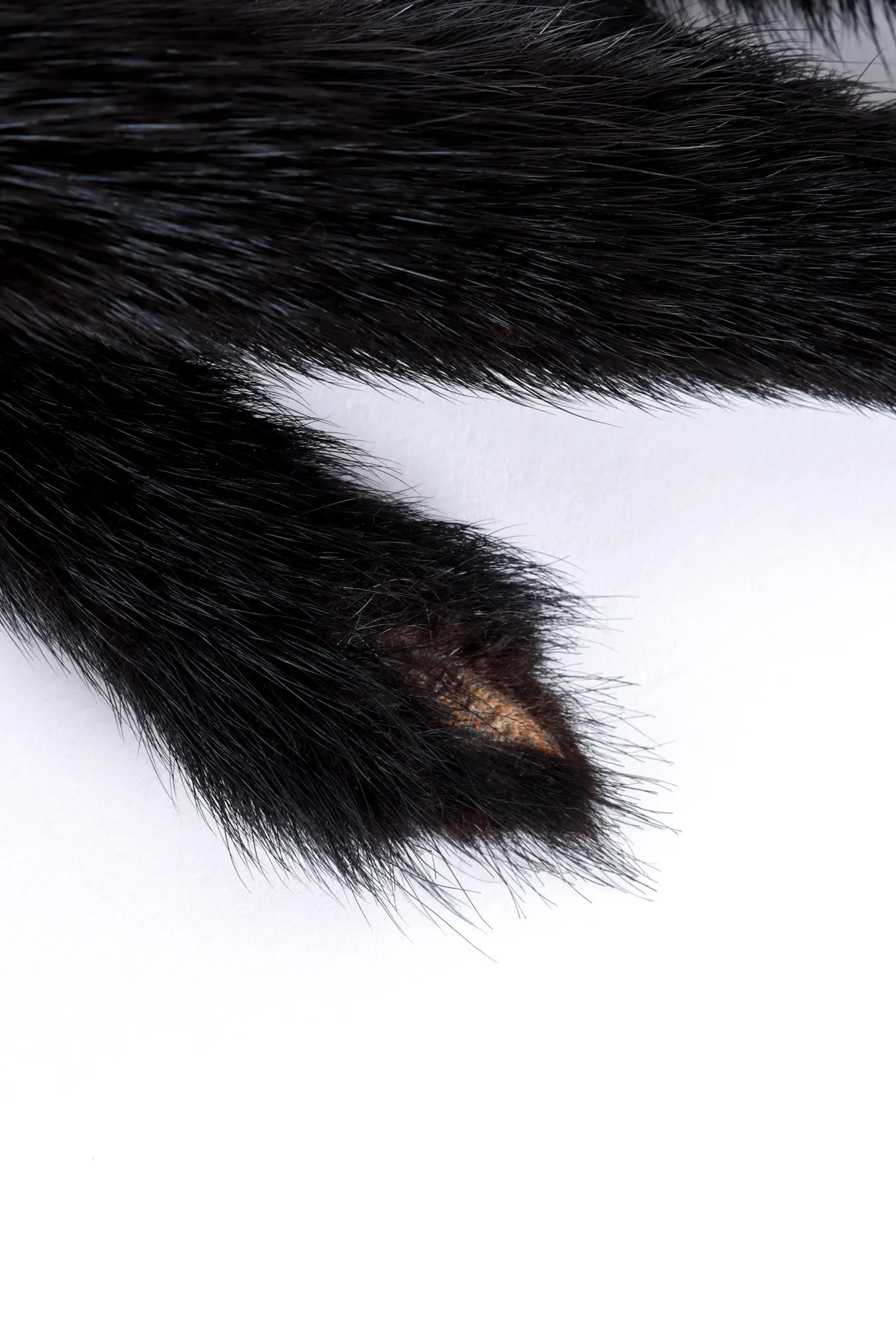 Mink Tail Leather Pant