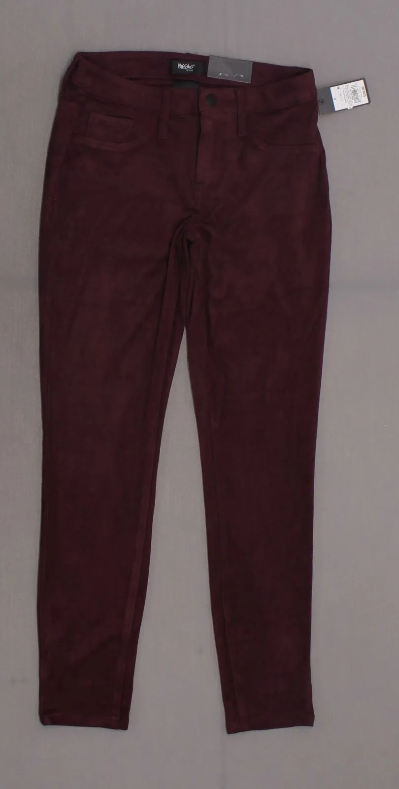 Mossimo Women's Mid Rise Curvy Skinny Faux Suede Jeans Caber 0