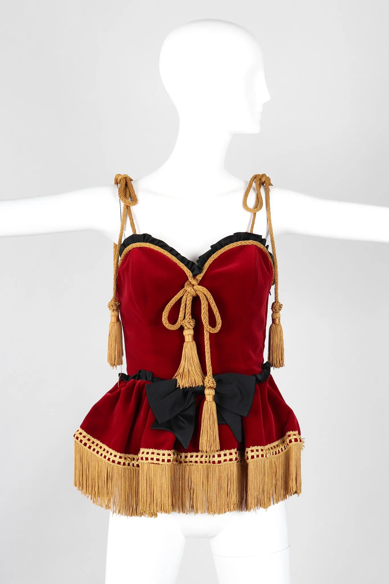 Moulin Rouge Velvet Bustier