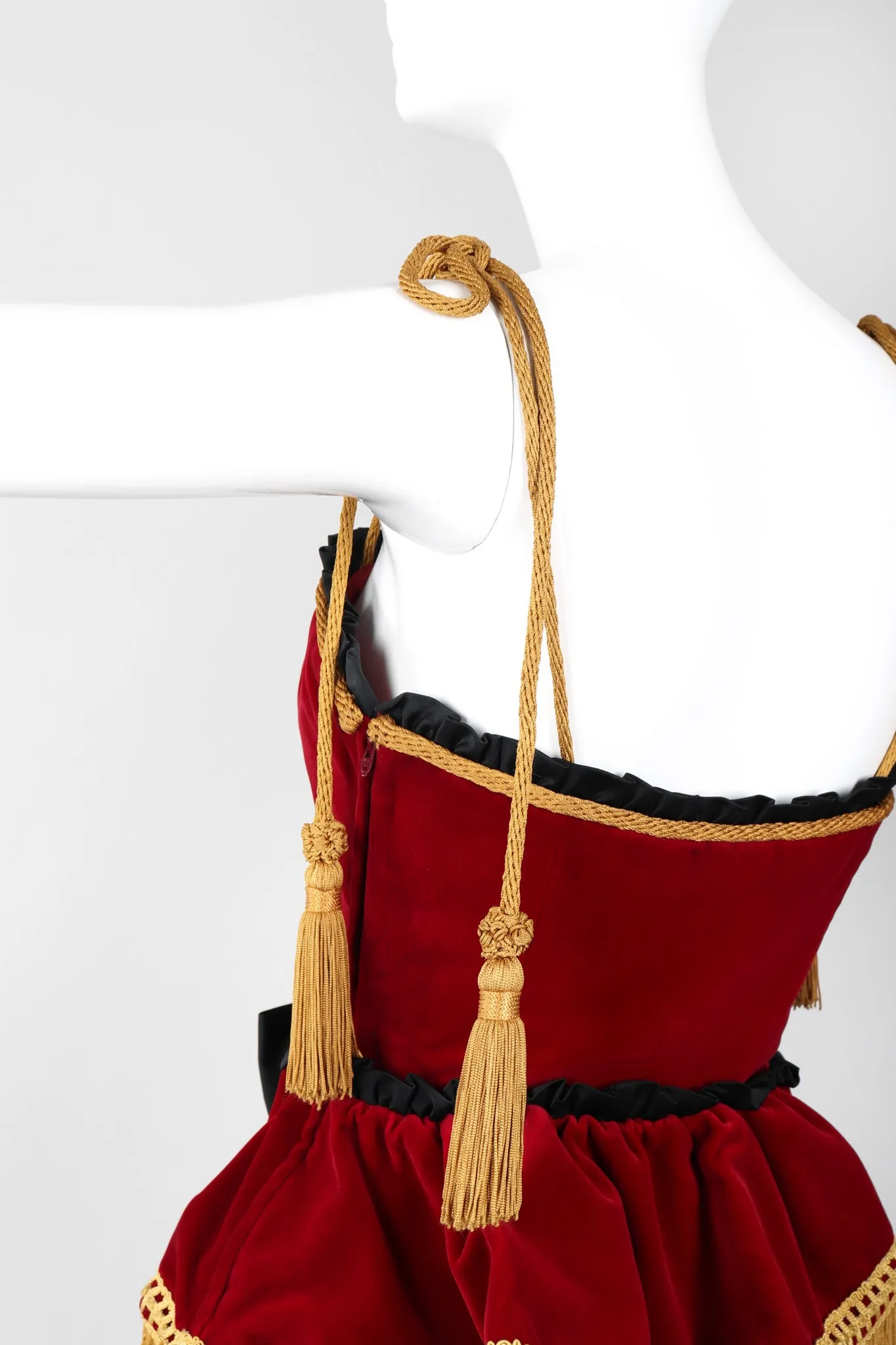 Moulin Rouge Velvet Bustier