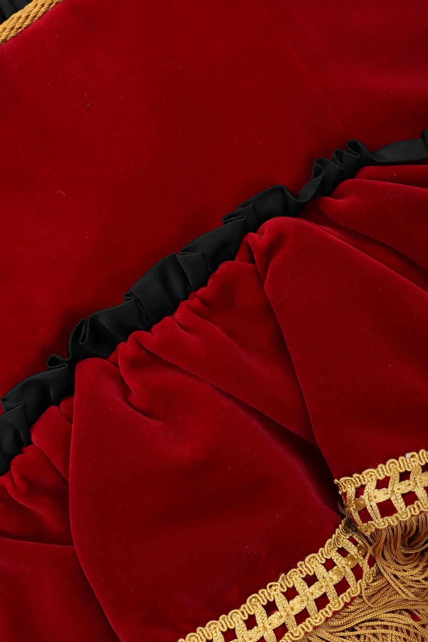 Moulin Rouge Velvet Bustier