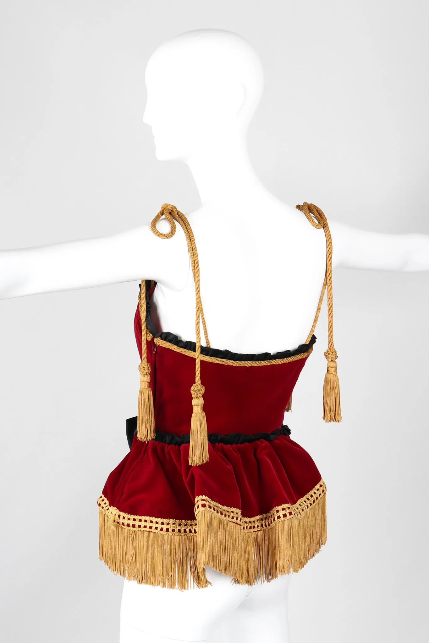 Moulin Rouge Velvet Bustier