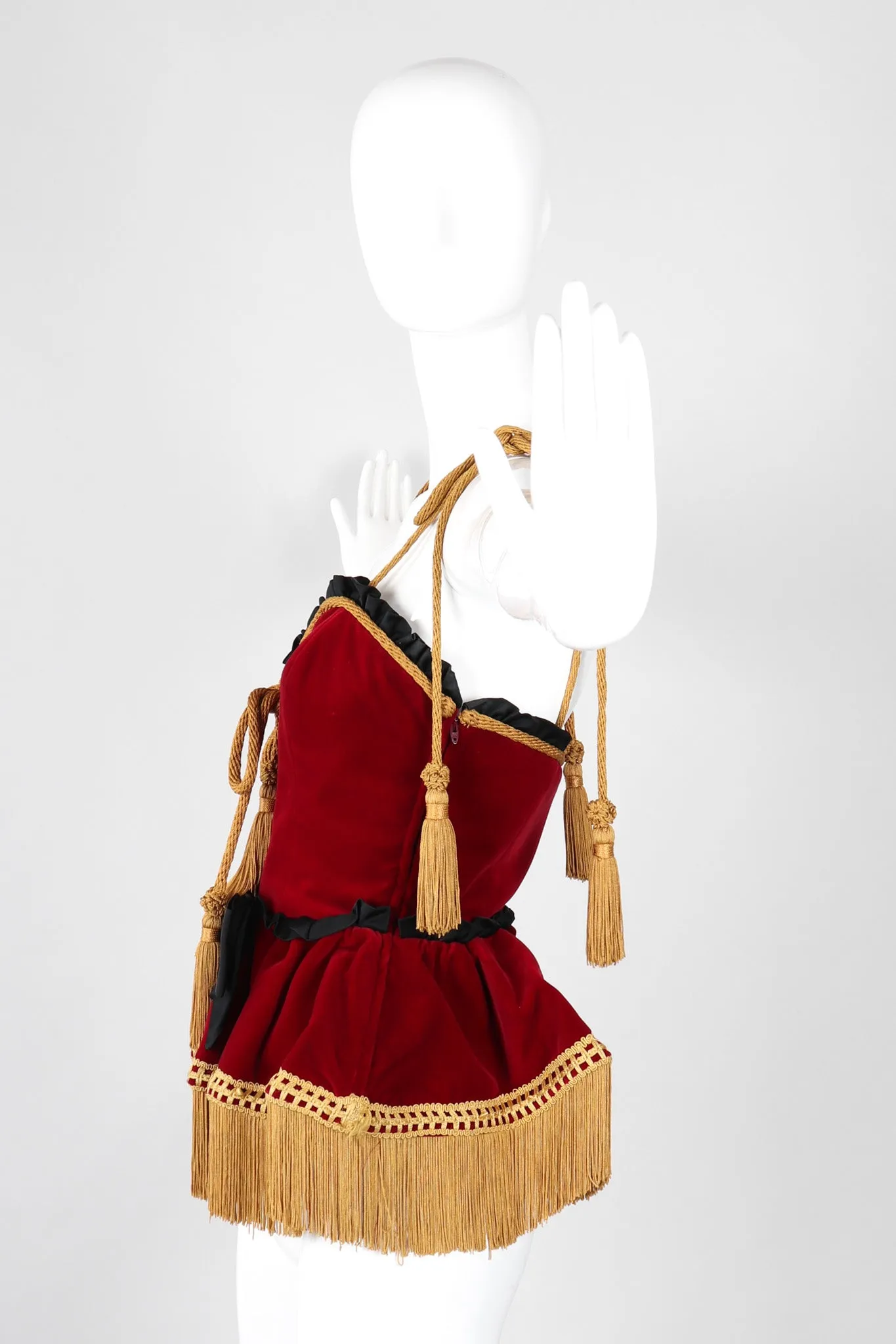 Moulin Rouge Velvet Bustier