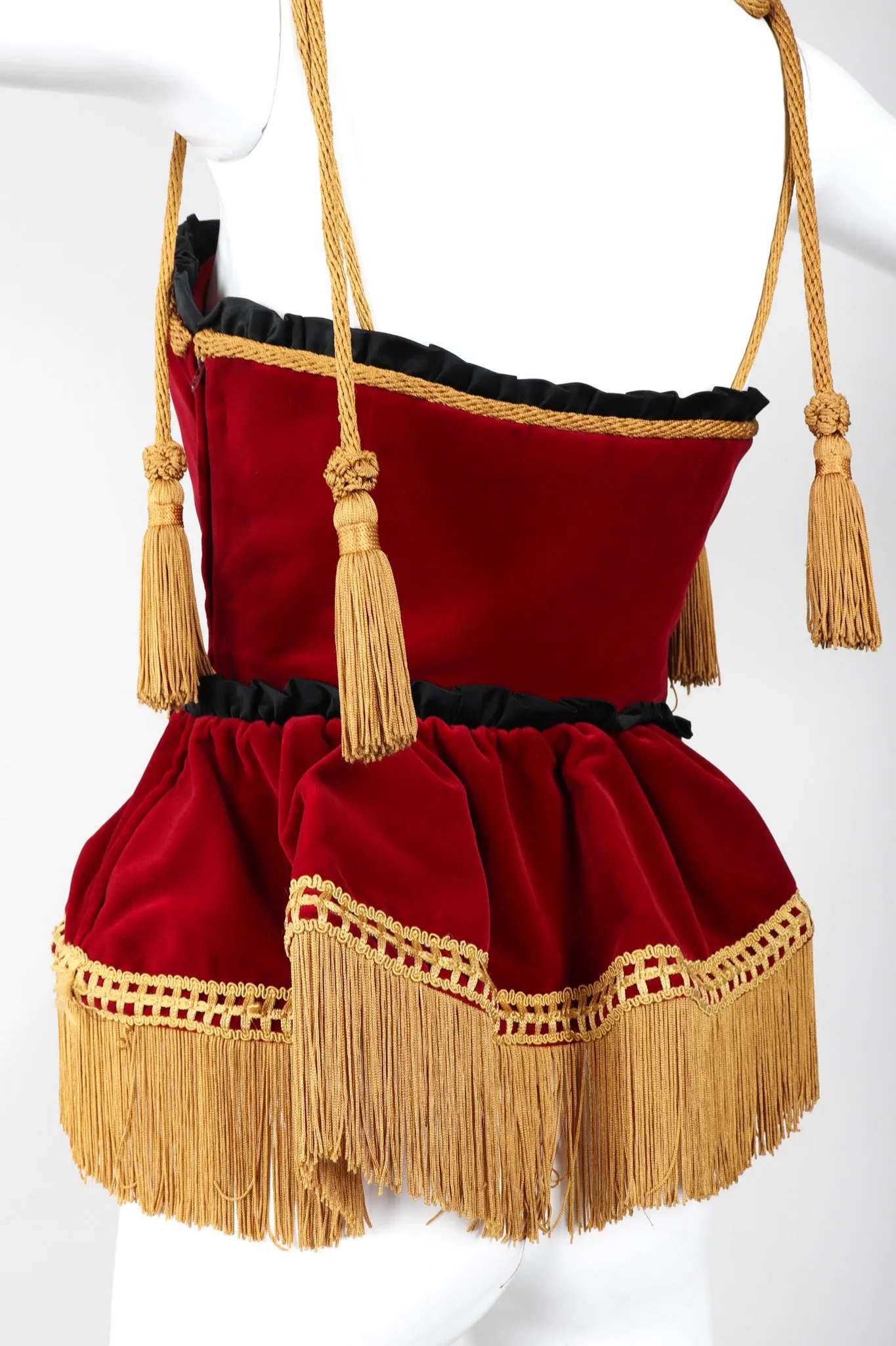 Moulin Rouge Velvet Bustier