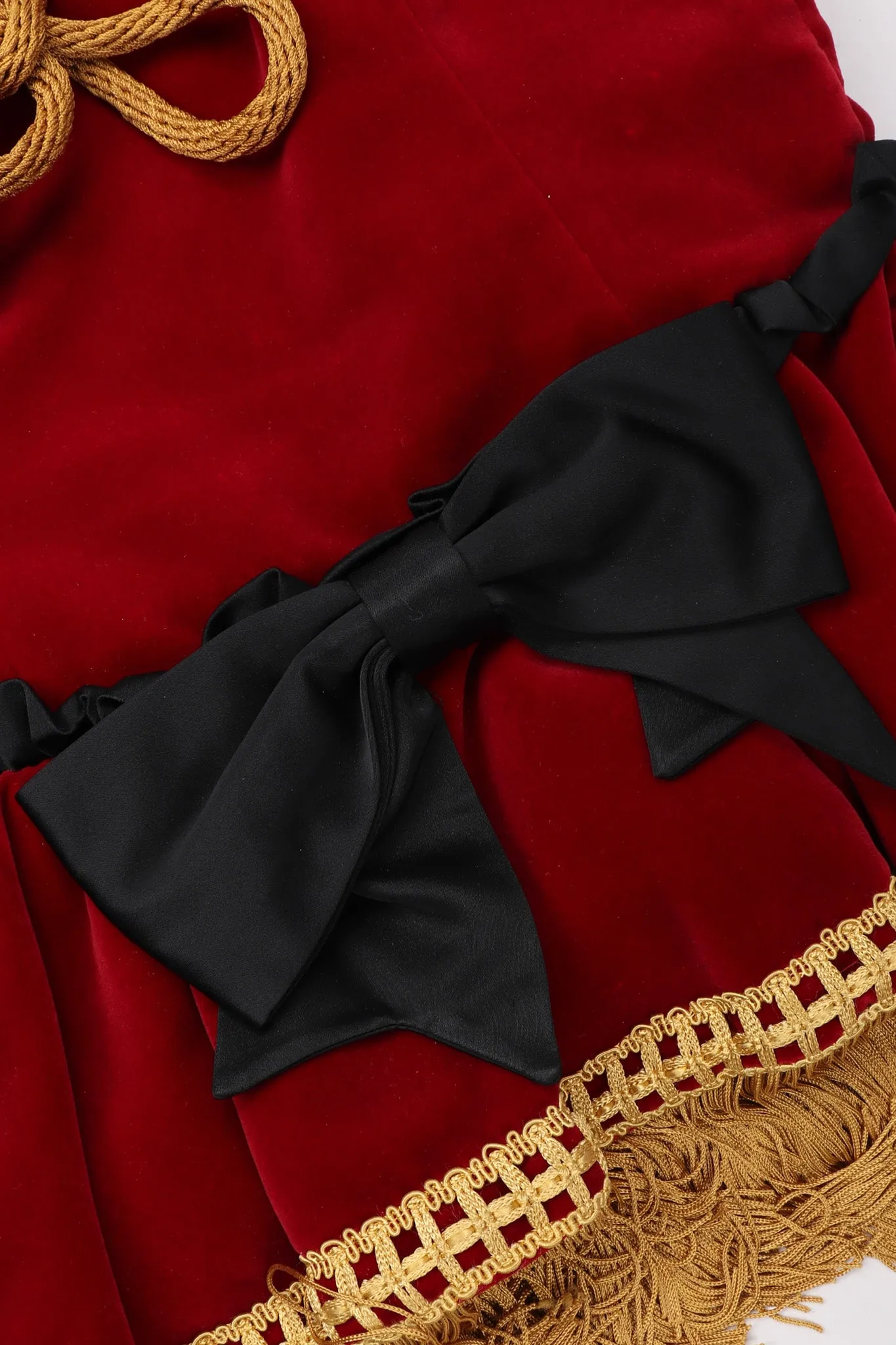 Moulin Rouge Velvet Bustier